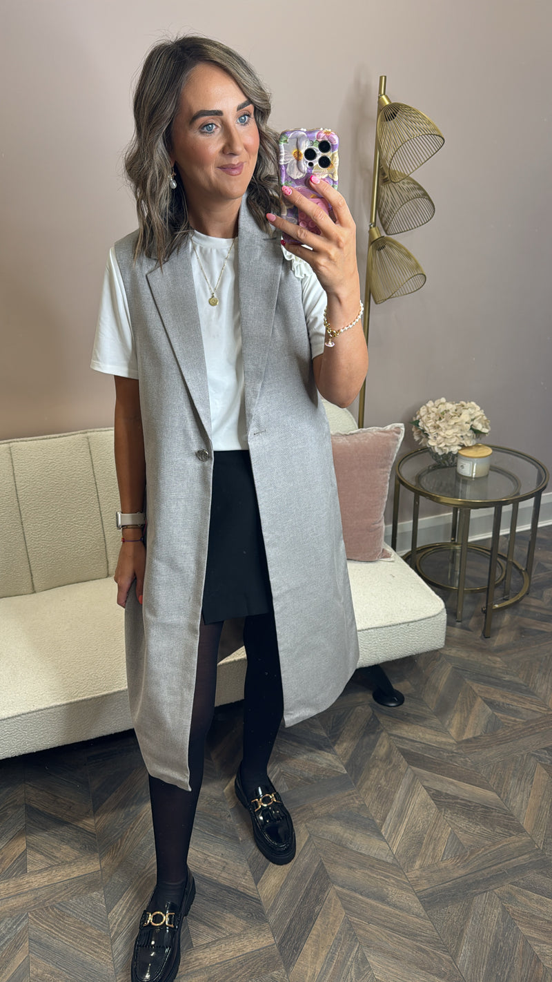 The Denise Sleeveless Jacket