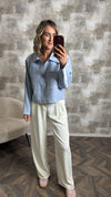 The Summer Trousers white