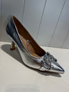 Markree- Silver Diamond Heel