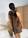 The Bella Dress Brown