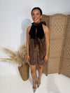 The Bella Dress Brown