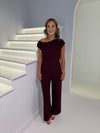 The Donna Jumpsuit Burgundy