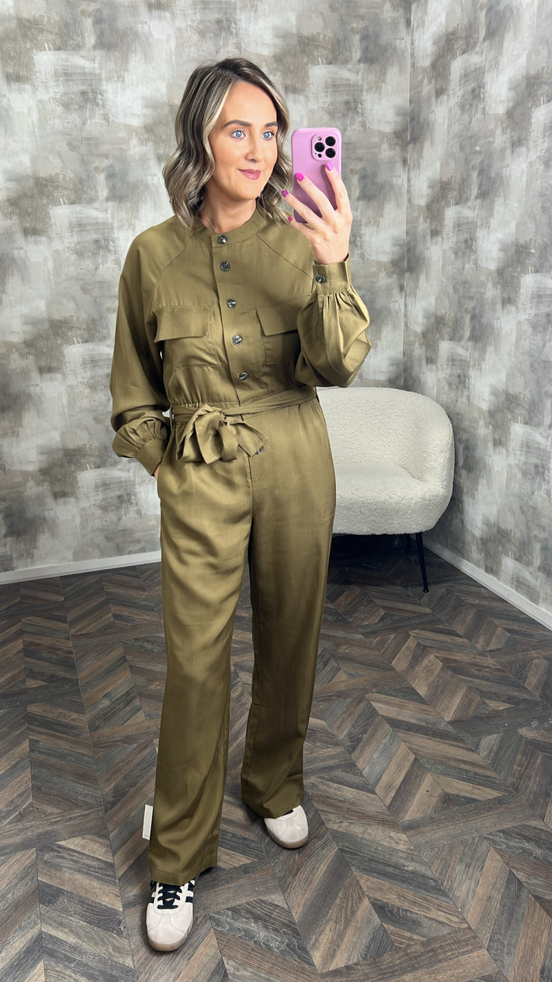 The Brooke Green Jumpsuit