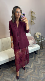 The Sage Skirt Burgundy