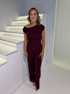 The Donna Jumpsuit Burgundy