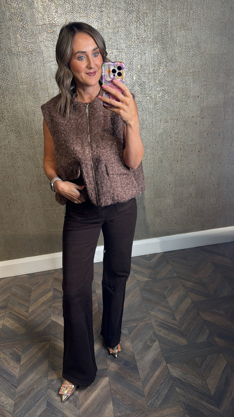 The Shannon Sleeveless Jacket