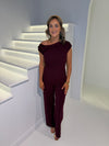 The Donna Jumpsuit Burgundy