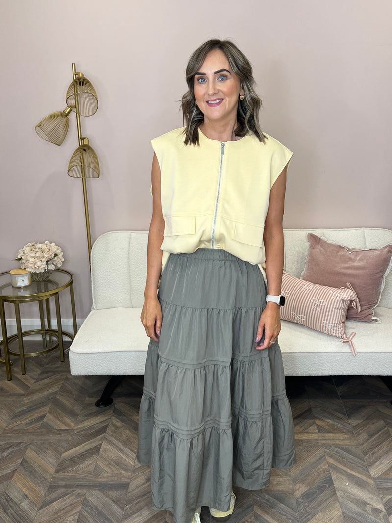 The Ana Sleeveless jacket