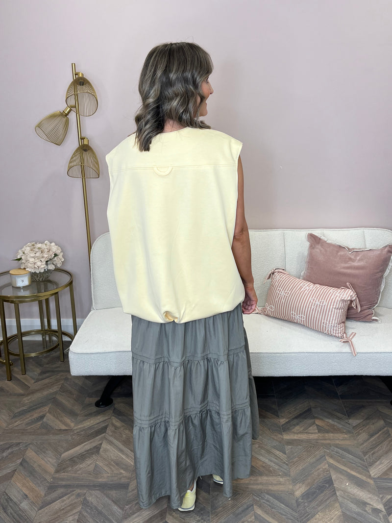 The Ana Sleeveless jacket