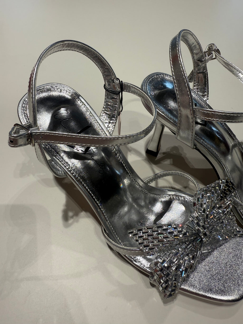 Kiss and angel- Chrome Dazzle Heels