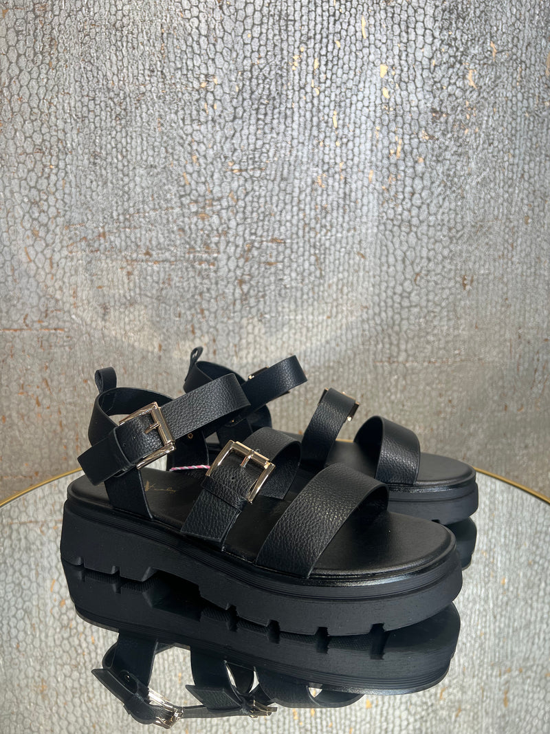 Something- vinyl sandals